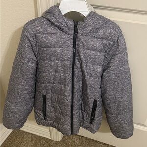 Abercrombie Kids Charcoal Puffer Jacket